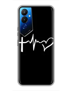 Чехол для TECNO POVA 4 (LG7n) с картинкой «Пульс веры»