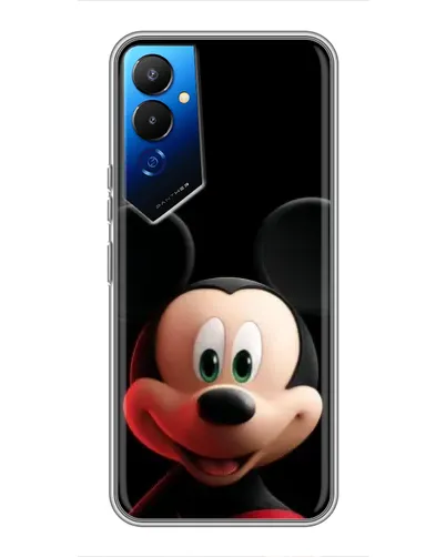 Чехол для TECNO POVA 4 (LG7n) с картинкой «Улыбающийся Микки Маус»