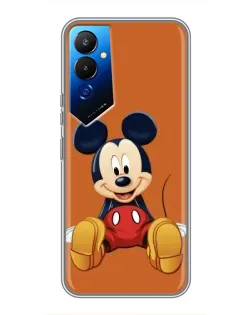 Чехол для TECNO POVA 4 (LG7n) с картинкой «Микки отдыхает»