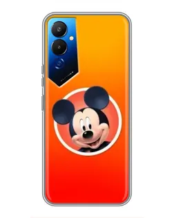 Чехол для TECNO POVA 4 (LG7n) с картинкой «Mickey в круге»