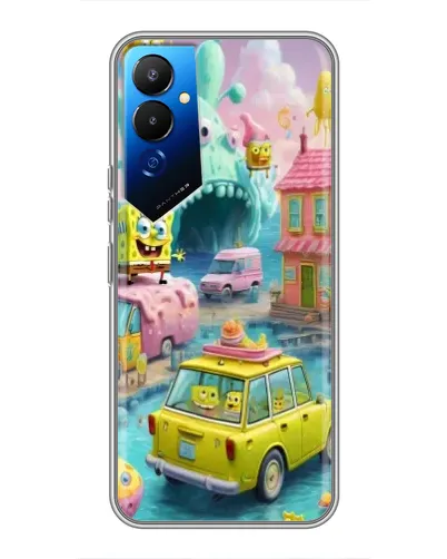 Чехол для TECNO POVA 4 (LG7n) с картинкой «Монстр-трак приключения»