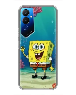 Чехол для TECNO POVA 4 (LG7n) с картинкой «Подводный привет»