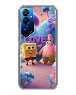 Чохол для TECNO POVA 4 (LG7n) з картинкою «Губка Боб Патрік»