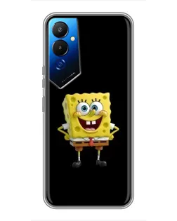 Чехол для TECNO POVA 4 (LG7n) с картинкой «Классический Губка Боб»