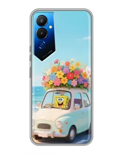Чехол для TECNO POVA 4 (LG7n) с картинкой «Автомобильное путешествие»