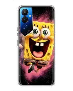Чехол для TECNO POVA 4 (LG7n) с картинкой «Взрывной Спанч Боб»