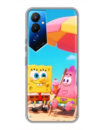 Чехол для TECNO POVA 4 (LG7n) с картинкой «Отдых на пляже»