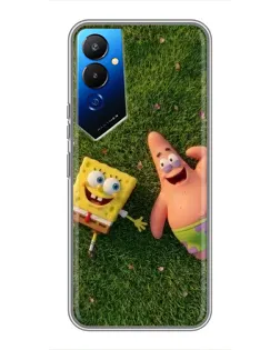 Чехол для TECNO POVA 4 (LG7n) с картинкой «Друзья на лужайке»
