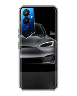 Чехол для TECNO POVA 4 (LG7n) с картинкой «Tesla Model S Look»