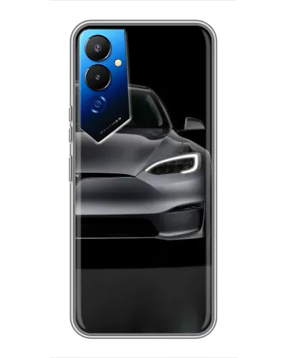 Чехол для TECNO POVA 4 (LG7n) с картинкой «Tesla Model S Look» Чехол для TECNO POVA 4 (LG7n) с картинкой «Tesla Model S Look»