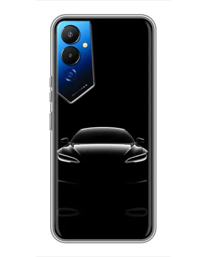 Чехол для TECNO POVA 4 (LG7n) с картинкой «Силуэт Tesla Night» Чехол для TECNO POVA 4 (LG7n) с картинкой «Силуэт Tesla Night»