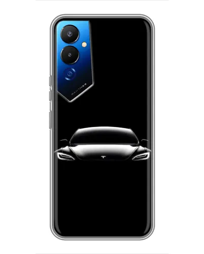 Чехол для TECNO POVA 4 (LG7n) с картинкой «Фары Tesla Night» Чехол для TECNO POVA 4 (LG7n) с картинкой «Фары Tesla Night»