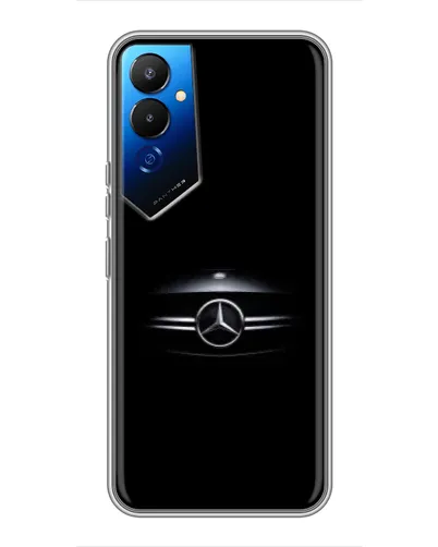Чехол для TECNO POVA 4 (LG7n) с картинкой «Mercedes — абстрактные линии» Чехол для TECNO POVA 4 (LG7n) с картинкой «Mercedes — абстрактные линии»