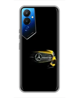 Чехол для TECNO POVA 4 (LG7n) с картинкой «Mercedes — ретро стиль»