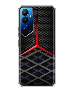 Чехол для TECNO POVA 4 (LG7n) с картинкой «Mercedes Carbon Grid»