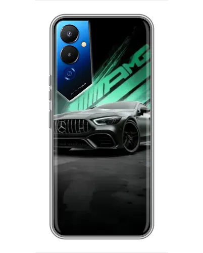 Чехол для TECNO POVA 4 (LG7n) с картинкой «Темный Mercedes AMG» Чехол для TECNO POVA 4 (LG7n) с картинкой «Темный Mercedes AMG»