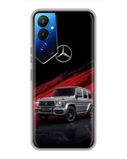 Чехол для TECNO POVA 4 (LG7n) с картинкой «Mercedes G-Class красный»