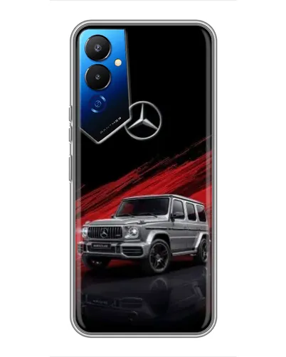 Чехол для TECNO POVA 4 (LG7n) с картинкой «Mercedes G-Class красный» Чехол для TECNO POVA 4 (LG7n) с картинкой «Mercedes G-Class красный»