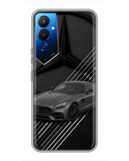 Чехол для TECNO POVA 4 (LG7n) с картинкой «Mercedes AMG — графика»