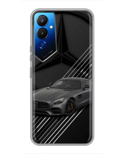 Чехол для TECNO POVA 4 (LG7n) с картинкой «Mercedes AMG — графика» Чехол для TECNO POVA 4 (LG7n) с картинкой «Mercedes AMG — графика»