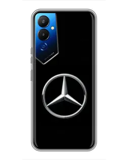 Чехол для TECNO POVA 4 (LG7n) с картинкой «Mercedes классический лого»