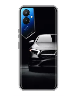 Чехол для TECNO POVA 4 (LG7n) с картинкой «Свет фар Mercedes»