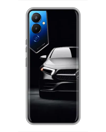 Чехол для TECNO POVA 4 (LG7n) с картинкой «Свет фар Mercedes» Чехол для TECNO POVA 4 (LG7n) с картинкой «Свет фар Mercedes»