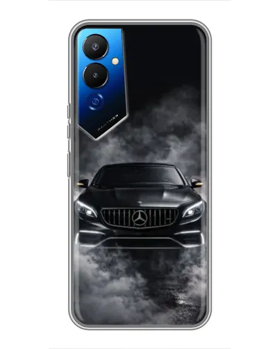 Чехол для TECNO POVA 4 (LG7n) с картинкой «Mercedes в дыму» Чехол для TECNO POVA 4 (LG7n) с картинкой «Mercedes в дыму»