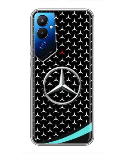 Чехол для TECNO POVA 4 (LG7n) с картинкой «Mercedes — бирюзовый акцент» Чехол для TECNO POVA 4 (LG7n) с картинкой «Mercedes — бирюзовый акцент»