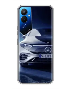 Чехол для TECNO POVA 4 (LG7n) с картинкой «Mercedes EQ — будущее»