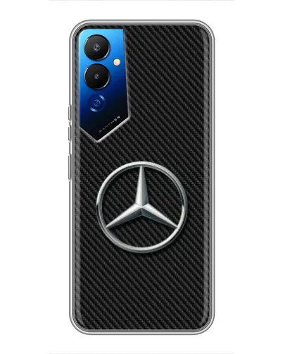 Чехол для TECNO POVA 4 (LG7n) с картинкой «Карбоновый Mercedes стиль» Чехол для TECNO POVA 4 (LG7n) с картинкой «Карбоновый Mercedes стиль»