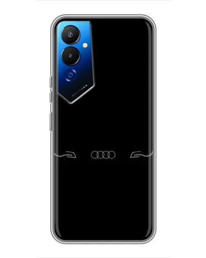 Чехол для TECNO POVA 4 (LG7n) с картинкой «Audi — световой подпись» Чехол для TECNO POVA 4 (LG7n) с картинкой «Audi — световой подпись»