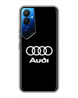 Чехол для TECNO POVA 4 (LG7n) с картинкой «Классическое лого Audi»