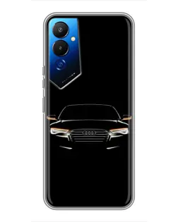 Чехол для TECNO POVA 4 (LG7n) с картинкой «Audi — ночной контур»