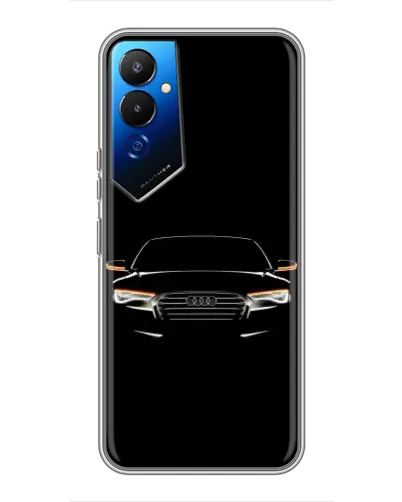 Чехол для TECNO POVA 4 (LG7n) с картинкой «Audi — ночной контур» Чехол для TECNO POVA 4 (LG7n) с картинкой «Audi — ночной контур»