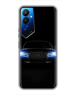 Чехол для TECNO POVA 4 (LG7n) с картинкой «Audi в неоне»