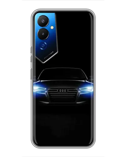 Чехол для TECNO POVA 4 (LG7n) с картинкой «Audi в неоне» Чехол для TECNO POVA 4 (LG7n) с картинкой «Audi в неоне»