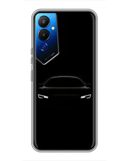 Чехол для TECNO POVA 4 (LG7n) с картинкой «Взгляд Audi в темноте»