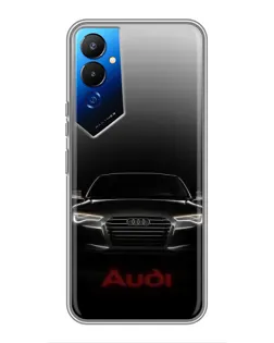 Чехол для TECNO POVA 4 (LG7n) с картинкой «Audi — градиентный контур»