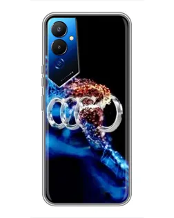Чехол для TECNO POVA 4 (LG7n) с картинкой «Энергия лого Audi»