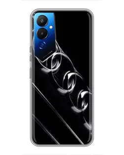 Чехол для TECNO POVA 4 (LG7n) с картинкой «Audi — абстрактные кольца»