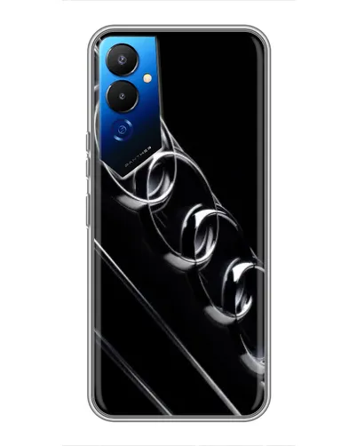 Чехол для TECNO POVA 4 (LG7n) с картинкой «Audi — абстрактные кольца» Чехол для TECNO POVA 4 (LG7n) с картинкой «Audi — абстрактные кольца»