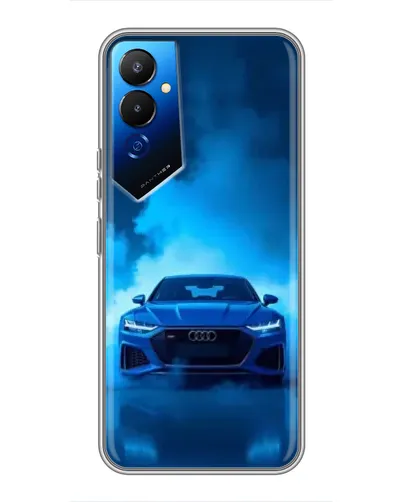 Чехол для TECNO POVA 4 (LG7n) с картинкой «Audi — голубая энергия» Чехол для TECNO POVA 4 (LG7n) с картинкой «Audi — голубая энергия»