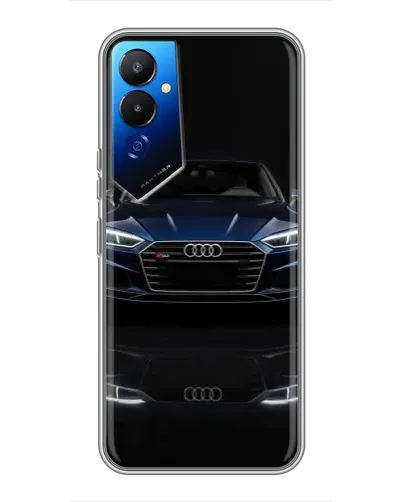 Чехол для TECNO POVA 4 (LG7n) с картинкой «Audi — ночное отражение» Чехол для TECNO POVA 4 (LG7n) с картинкой «Audi — ночное отражение»