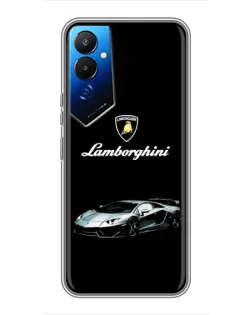 Чехол для TECNO POVA 4 (LG7n) с картинкой «Логотип Lamborghini классика»