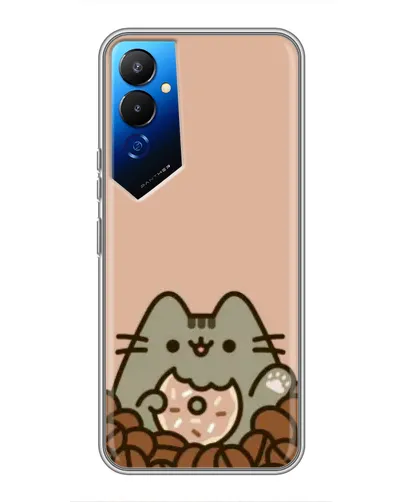 Чехол для TECNO POVA 4 (LG7n) с картинкой «Кофейный Пушин» Чехол для TECNO POVA 4 (LG7n) с картинкой «Кофейный Пушин»