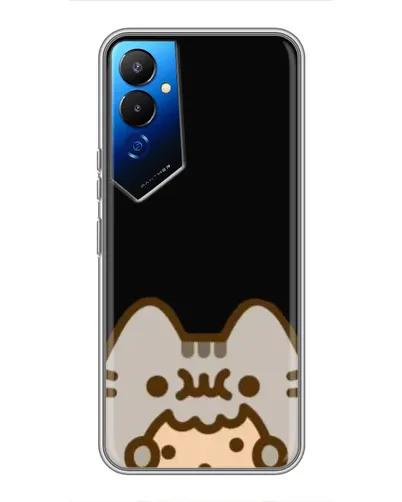 Чехол для TECNO POVA 4 (LG7n) с картинкой «Пушин на черном» Чехол для TECNO POVA 4 (LG7n) с картинкой «Пушин на черном»