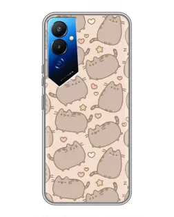 Чехол для TECNO POVA 4 (LG7n) с картинкой «Маленькие Пушины»