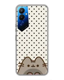 Чехол для TECNO POVA 4 (LG7n) с картинкой «Пушин в горошек»