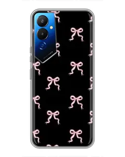 Чехол для TECNO POVA 4 (LG7n) с картинкой «Бант-цветок»